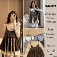 2-String Camisole Set with Paper T-shirt SAMTITCLOTHING MA802