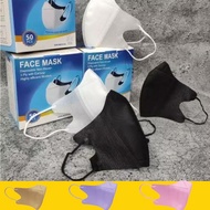 50PCs Adult Duckbill Face Mask 3D 4D 5D mask Adult Mask mix color 3d mask MH666SG