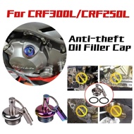 Motorcycle Anti-theft Oil Cap For Honda CRF300L CRF300 RALLY CRF250L CRF250 RALLY Accessories