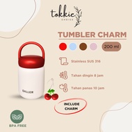 Tokkie Tumbler Drinking Water Tumbler Stainless SUS 316 / Tumbler Coffee Tumbler Tea Tumbler 200 ML 
