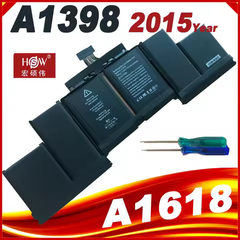 NEW Laptop Battery A1494 A1618 For Apple Macbook Pro 15" A1398 Retina (ME293 ME294 MGXA2 MGXC2 Late 