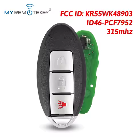 MYREMOTEKEY KR55WK49622 Smart Key 3 Button keyless go for Nissan 370Z key 2009 -2019 315mhz ID46-PCF