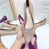 Super cheap plastic flat shoes, fashion women's sports shoes with rubber sole, comfortable for work,