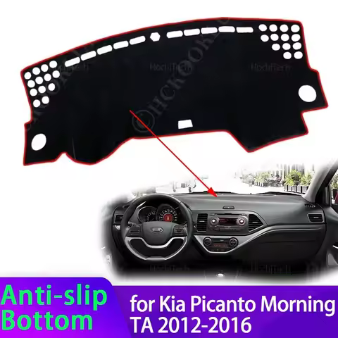 For Kia Picanto Morning TA 2012 2013 2014 2015 2016 High Quality Dashboard Mat Dashmat Cover Pad Sun