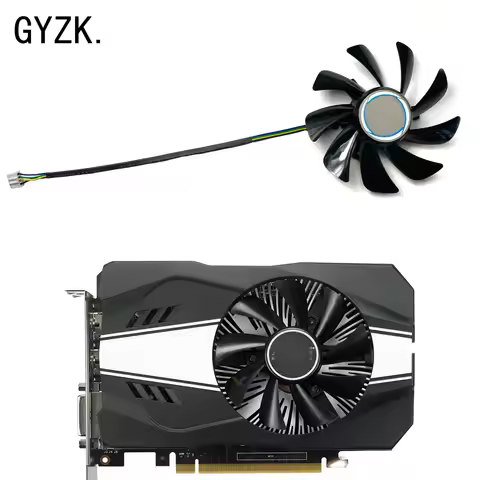 New For ASUS GeForce GTX1060 1650 PHOENIX OC Graphics Card Replacement Fan
