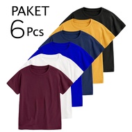 Ds - Pack of 6 Boys and Girls Clothing Tops T-Shirts Ages 2 - 9 Years