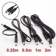 DC Power cable 5.5 x 2.1mm Male Adapter Connector Cable 12V Power Extension Cords  SG9B3