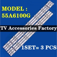 HISENSE 55" NEW SET LED BACKLIGHT 55A6100G