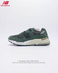 นิวบาลานซ์ NB 992 Retro Style Comfortable and Versatile Fashion Sneakers Classic Design with Cushion