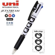 Sanrio Hello Kitty 日本製 uni 三菱 Jetstream 0.5mm 3色 原子筆 (306979)