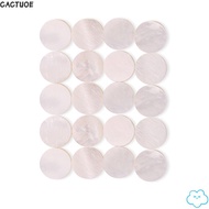 CACTUOE 20Pcs  ​Fretboard Inlay Dots​, White Pearl Shell Easy to install ​Fretboard Position Marker​