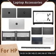 New For HP 14-CK 14-CM 14Q-CS 240 G7 TPN-I131 Shell ;Replacemen Laptop Lcd Back Cover/Front Bezel/Palmrest/Bottom With LOGO