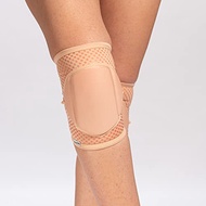 Queen Wear – Nude Latte Grip – Pole Dance Knee Pads – Perfect Woman Protection for Ballet Modern Dan
