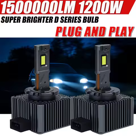 D1S D3S D2S D4S D8S LED bulb Ultra Bright Car Headlight Powerful CANBUS 9057 CSP Replace Xenon HID A