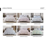 (New Arrival) Epinova Lyosilk Printed 1200TC Bedsheet Set | Fitted Sheet Set | Bedset