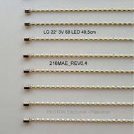 LG TV Backlight Lamp 21.6" 68 LED 3V SMD 48.5cm 6pin 51V 22 inch Part PCB 216MAE REV0.4 . 17Led X4