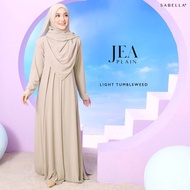 (Plus Size) JEA Jubah Plain Raya Tanpa Gosok by SABELLA