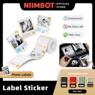 NIIMBOT Photo Label for B21 PRO Label Printer, Photo Paper, Waterproof Sticker Card for Scrapbook