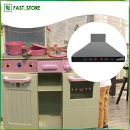 [Wishshopelxn] Kids Kitchen Toy, Range Hood Kitchen Hood Interactive with Light Cooking