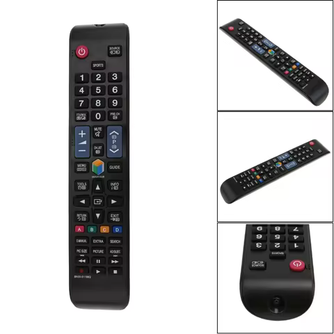 Portable Remote Controller Battery Powered TV Controller for BN59-01198Q Replacement Portable Televi