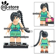 Brick scissor thirteen seven plum blossom meihua shisan mini toy figure