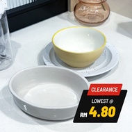 HOMETICO Ins Style Ceramic Plate Dots Splash ink plate ceramic bowl