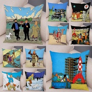 45*45CM Animal Moon Pattern Series Pattern Decorative Pillowcase Square Pillowcase Home Office Decor