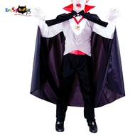Trang phục nam ma cà rồng Trẻ em gothic Halloween Trang phục cosplay