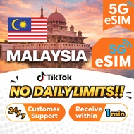 Malaysia 5G eSIM Digi Unlimited Data | 3–7 Days | No Daily Limit 🔥 Instant Delivery