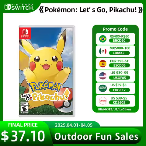 Pokemon: Let’s Go Pikachu Nintendo Switch Game Deals Physical for Nintendo Switch OLED Nintendo Swit