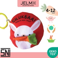 JELMA Soft Sensory Busy Book Newborn Baby | Baby Pillow Cloth Book | 4 - 12 Months | Round Round Rou