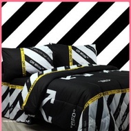 OFF WHITE White OFF BED SHEETS