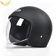 ☍Bubble Helmet Motorbike Open Summer Vespa Supplies Jet Off-road Classic Vintage Retro Women Cu9$:7