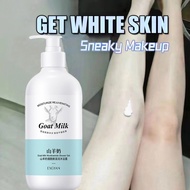 500ML Goat milk Body Wash shower gel Whitening Niacinamide permanent whitening Smoothing Moisturizer