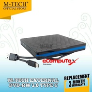 MTECH EXTERNAL DVD-RW 3.0 TYPE C M-TECH EXTERNAL DVD RW TYPE C USB 3.0/ - Original