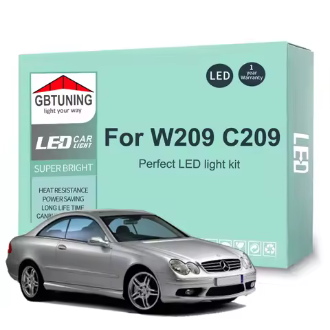 16Pcs Car Accessories For Mercedes Benz CLK Class W209 C209 CLK200 CLK220 CLK270 CLK350 CLK500 2003-