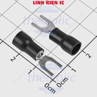 [20 Pieces]- SV3.5-4 Cos Y-shaped Head With Wire Cover 2,63-4.6mm2 M4 Screws Black Linhkien IC