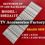 NEW 8 PCS 50E2A11T SKYWORTH 50" TV LED BACKLIGHT(LAMP TV) SKYWORTH 50 INCH LED TV BACKLIGHT 50E2A11