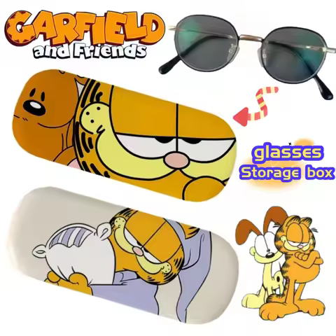Garfield Odie Pooky Jon Abackel Nemo Animation Peripheral Cartoon Cute Glasses Case Outgoing Sunglas