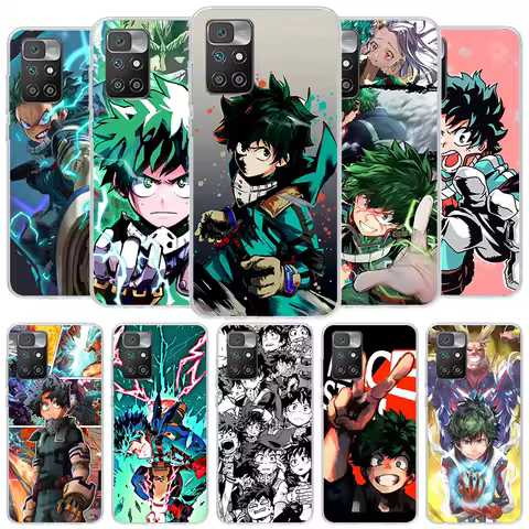 My Hero Izuku Deku Cover Phone Case For Xiaomi Poco F7 Ultra X7 X6 X5 Pro M7 Redmi 15C 15 13C 13 12C