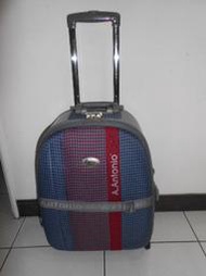 二手登機箱行李箱旅行箱旅行袋可提可拉藍格紅色