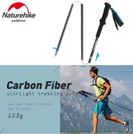 TREKKING POLE AIR TREK EXT ST08 4 NODES CARBON FIBER NATUREHIKE NH18D020-Z -Pasarhalal Store7