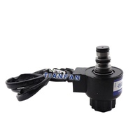 ชิ้นส่วนรถขุด Komatsu เครื่องยนต์4D95 PC60-5สวิงวาล์วน้ำ PC60-6 PC100-5วาล์วขดลวดแม่เหล็กไฟฟ้าแบบโรต