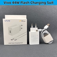 Original Vivo 44W Flash Charge Suit Charger With 1m Type-C Cable For S19 S18 Pro X100s iQOO Z9 Y200