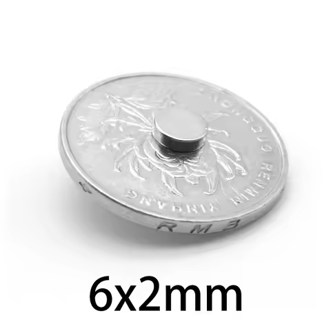 6x2 Small Round Strong Magnets 6x2mm For Home Refrigerators, Offices DIY 6*2mm
