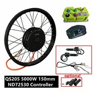 ⚔NBpower/QS205 V3 72v 5000W Ebike kit 150mm Dropout Motorcycle Electric Bike Motor Wheel with ND GI