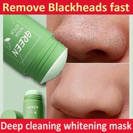 Green Mask Stick Original Deep Cleaning Remove Blackheads Mask Stick Oil Control masker teh hijau Green Tea Cleansing Mask Acne Care 40g