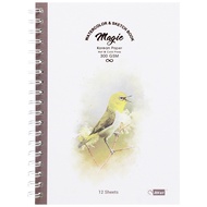 Sổ Vẽ Lò Xo B5 - 12 Tờ 300gsm - Space Art 8292 - Magic ZenArt - Mẫu 1