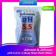 Johnson & Johnson pH5.5 2 In 1 Body Wash | Refill (500ml)