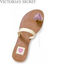 美國現貨《VICTORIA`S SECRET》維多利亞的秘密 Bling Toe Sandal PINK系列心鑽拖鞋【L】
